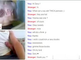 Omegle Jungle three : Hawt white immature !