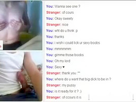 Omegle Jungle three : Hawt white immature !