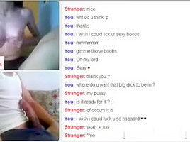 Omegle Jungle three : Hawt white immature !