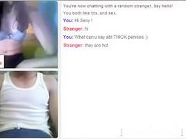 Omegle Jungle three : Hawt white immature !