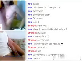 Omegle Jungle three : Hawt white immature !
