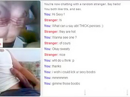 Omegle Jungle three : Hawt white immature !