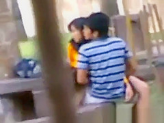 Paki Indian Public Sex On Bench