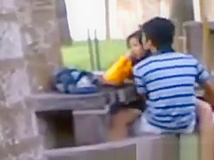 Paki Indian Public Sex On Bench