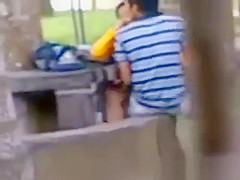 Paki Indian Public Sex On Bench