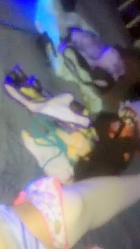 Panty lover indulging