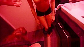 Paradise Gfs - Fake twins sucking cock in club - 2
