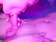 Passionate Blowjob From Girlfriend With Cum In Mouth