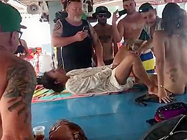 Pattaya party on boat