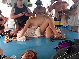 Pattaya party on boat