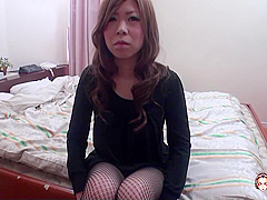 Pervy Kyoko Enjoys Her Big Tits And Clit Stimulated On The Bed