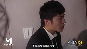 Petite Asian Teases Her Boss - Footjob And Hot Steamy Sex