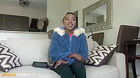 Petite Ebony Newbie Would Do Anything For A Job - AfricanCasting