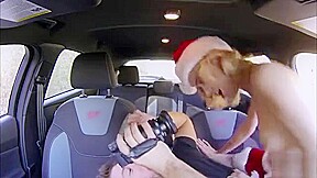 Petite Hitchhiker Haley Reed Rubs Her Pussy In The Car