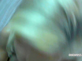 Petite MILF Jolene masturbates and swallows a cock