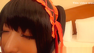 Petite asian cosplay beauty fondled