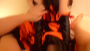 Petite asian cosplay beauty fondled