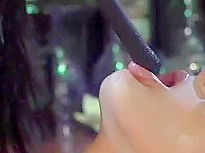 Petite brunette made to serve leather clad dyke