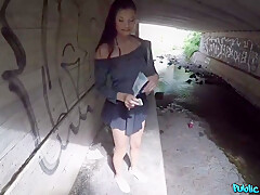 Picked Up Russian Girl Agrees To Be Fucked Under A R With Martin Gun And Miyuki Step son