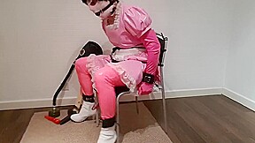Pink PVC Sissy BDSM