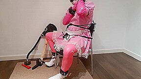 Pink PVC Sissy BDSM
