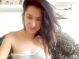 Playing naked in front of a webcam
