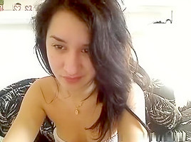 Playing naked in front of a webcam