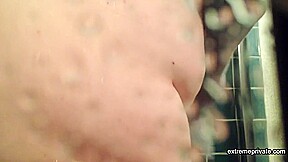 Plump Stepmom Spied Up Close