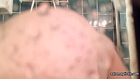 Plump Stepmom Spied Up Close