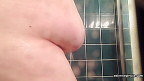 Plump Stepmom Spied Up Close