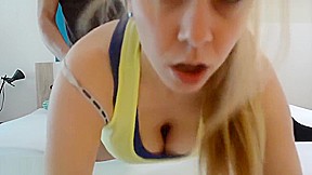 PornMe - Blondine laesst sich nach dem Sport verwoehnen