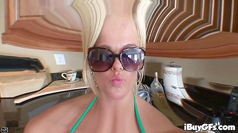 Poses With Big Boobs Striptease With Crista Moore