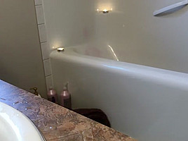 Pregnant Step sister taking a bath