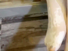 Pretty Asian Frogtied Gagged Vibed Until She Pees