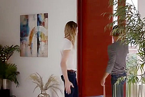 Pretty ts babe gets ass railed
