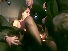 Priscilla Sol In Gangbang With Rich Babe In Fur Coat