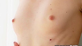 PrivateBlack - Sweet Girl Mary Kalisy Bangs Big Black Cock!