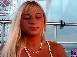 Public Flashing And Upskirts With Blonde Smoke Show