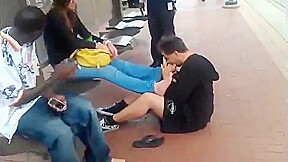 Public Foot Femdom