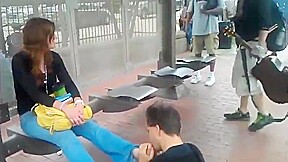 Public Foot Femdom