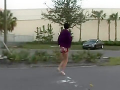 Public exposure girl