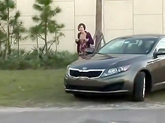 Public exposure girl