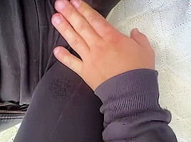 Public [pov Surprised Me With Close Up Public Footjob Ever