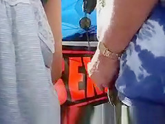 Public small dick wanker