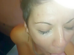 Quick Afternoon Blowjob And Cum In Mouth