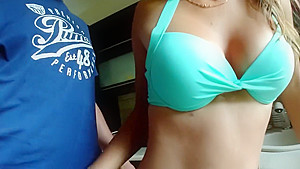 Quick Sex Because Maddie's Step daddy Is Near