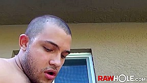 RAWHOLE Mario Cruz Eats Daddys Ass Before Fucking Him Raw