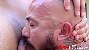 RAWHOLE Mario Cruz Eats Daddys Ass Before Fucking Him Raw
