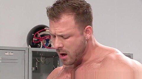 RagingStallion Hairy Hole Fucked In Locker Room