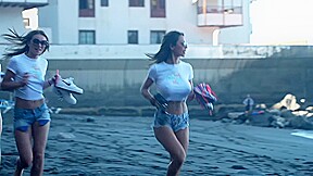 Rain of sensuality under the Tenerife sun!